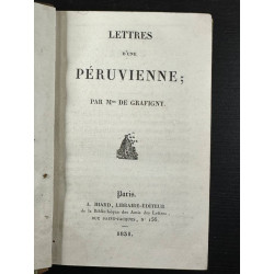 Lettres d'une Péruvienne