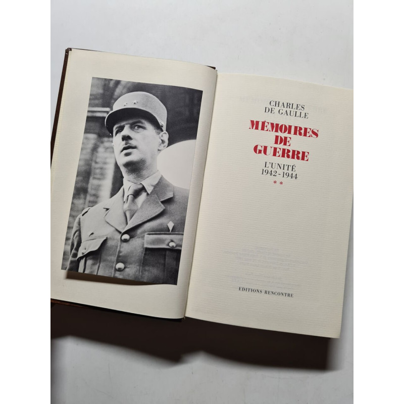 Memoires de guerre l'unite 1942-1944