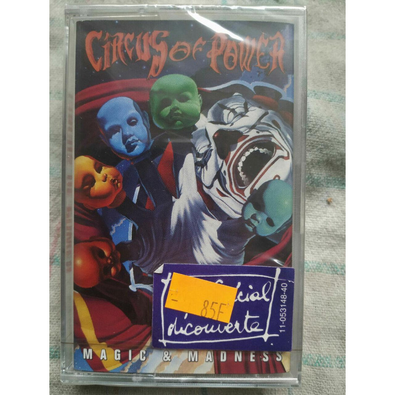 Circus of Power Magic Madness Cassette Audio-K7 NEUVE SOUS BLISTER