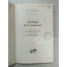 Sociologie de la littérature
