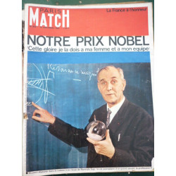 Paris Match n918 12 novembre1966 NOTRE PRIX NOBEL