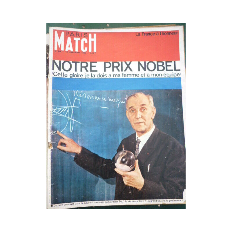 Paris Match n918 12 novembre1966 NOTRE PRIX NOBEL