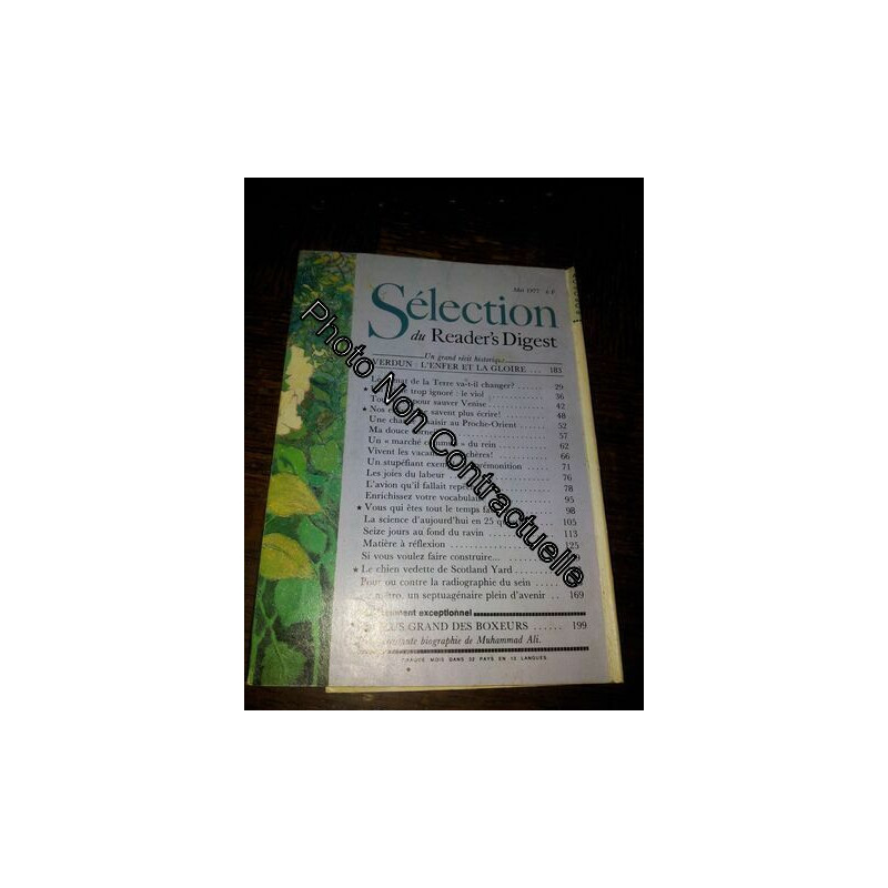Selection Du Reader's Digest Mai 1977
