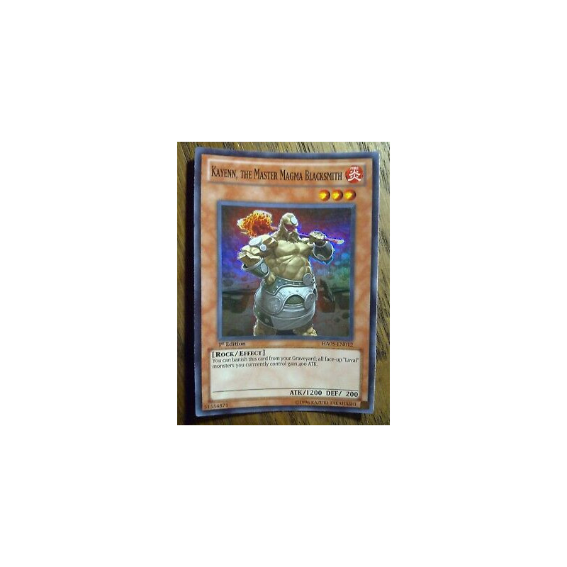 Kayenn The Master Magma Blacksmith HA05-EN012 Yu-Gi-Oh
