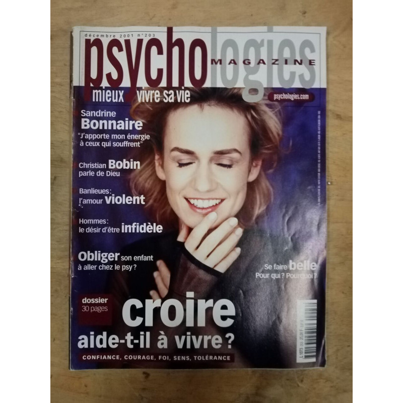 Psychologies Magazine N.203 - Décembre 2001