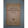 Introduction a l'etude la Medecine Expérimentale