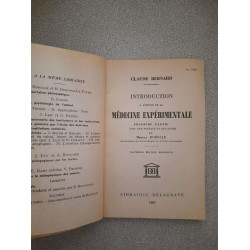 Introduction a l'etude la Medecine Expérimentale