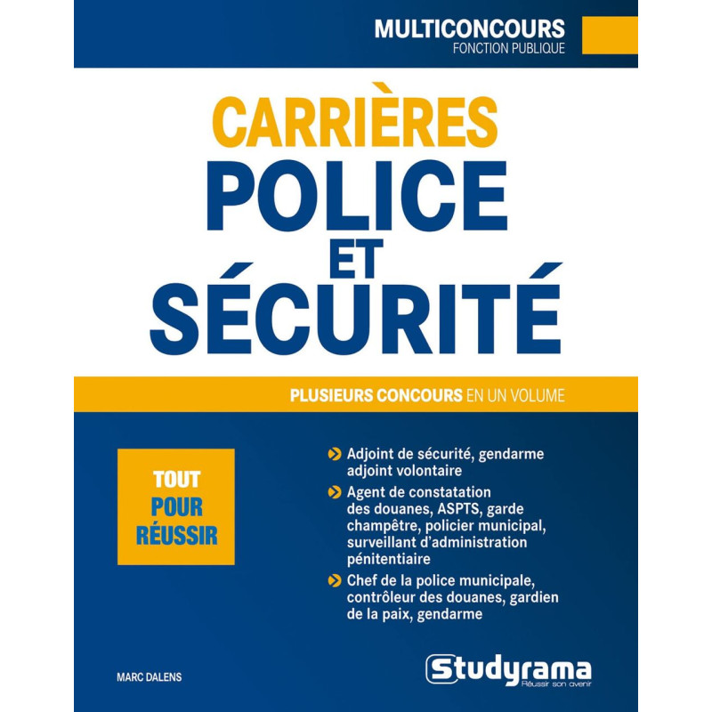 Carrières de police et de sécutiré