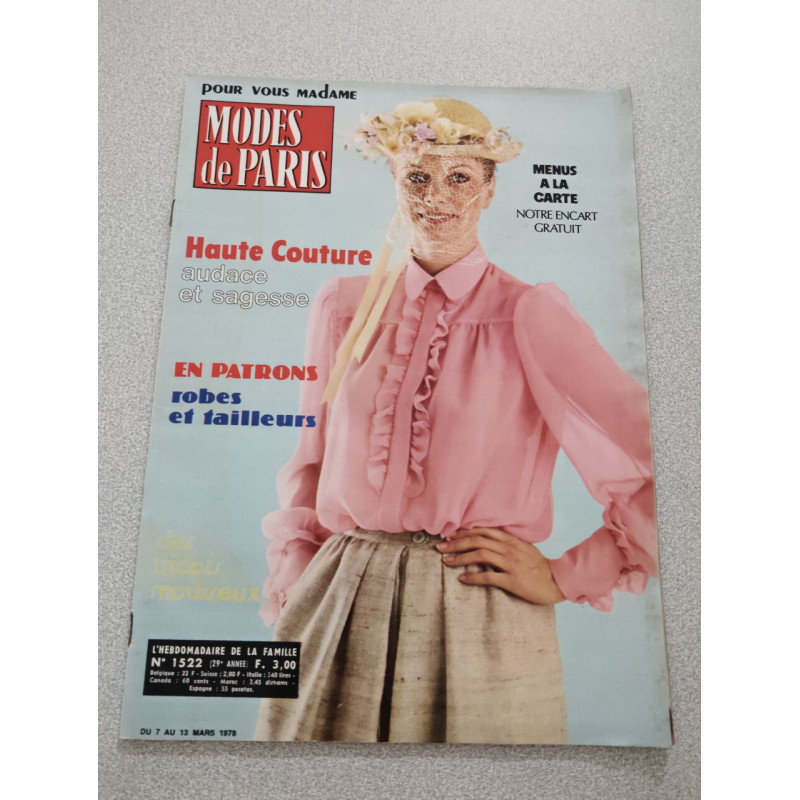 MODES de PARIS n°1522