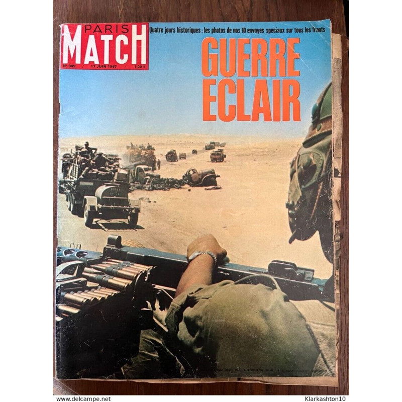 Paris Match n949 guerre eclair 17 Juin 1967