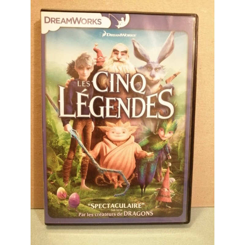 Les cinq légendes Dreamworks DVD