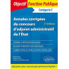 Annales corrigées dadjoint administratif de lÉtat de 1re classe -...