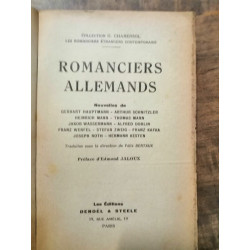 g hauptmann a Schnitzler Les Romanciers Allemands Denoël steele