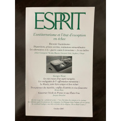 Revue Esprit Octobre 2007