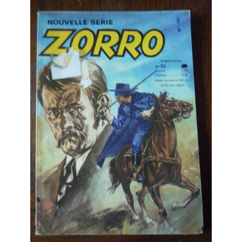 Zorro bimestriel nouvelle série n25