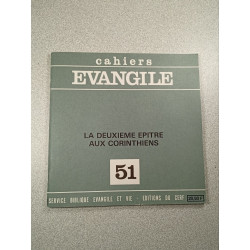Cahiers EVANGILE - la deuxieme epitre aux corinthiens 51