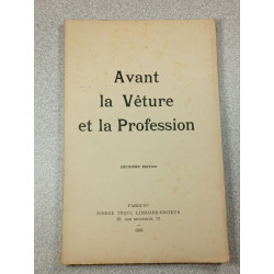 Avant la Vêture et la Profession