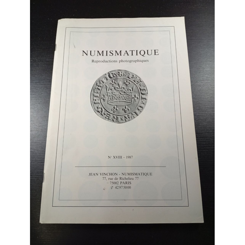 Numismatique n°XVIII - 1987