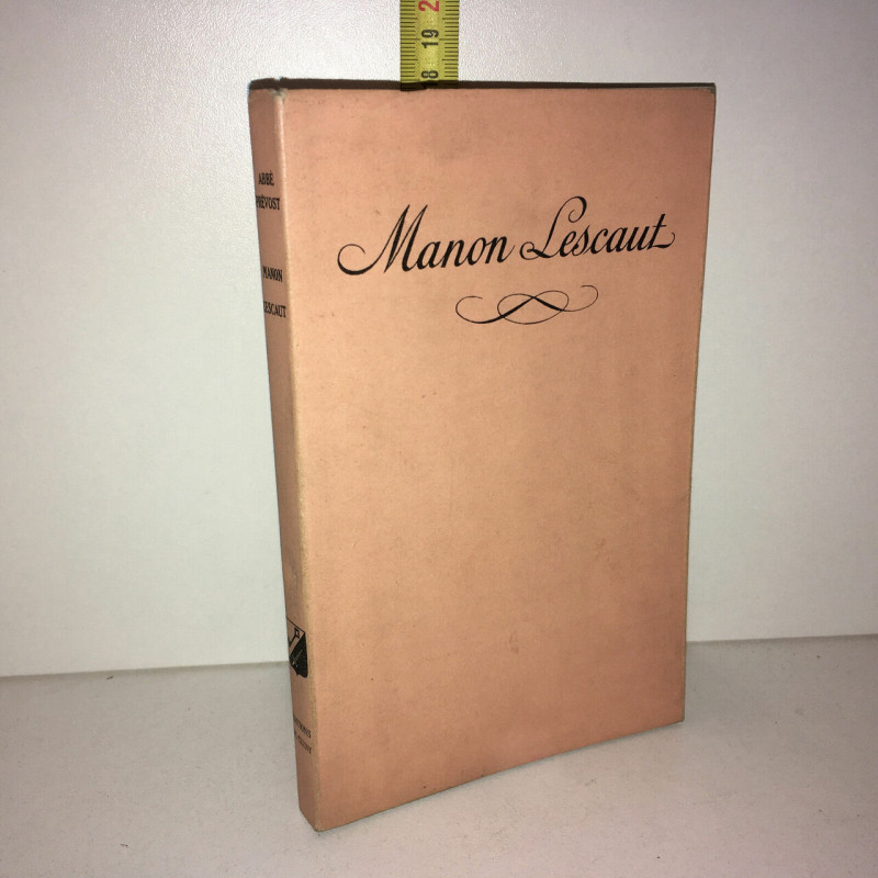 Prévost HISTOIRE DU CHEVALIER DES GRIEUX ET DE MANON LESCAUT Cluny