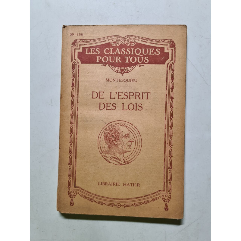 De l'esprit des lois - nº 158