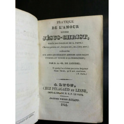 Pratique de l'amour envers Jésus-christ Rusand 1841