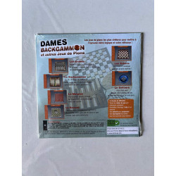 Dames backgammon CD-ROM PC NEUF SOUS BLISTER