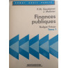 Finances publiques / budget-tresor TOME 1