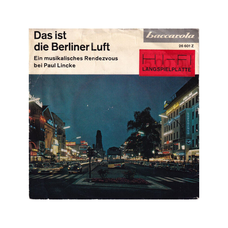 Das Ist Die Berliner Luft (Ein Musikalisches Rendezvous Bei Paul...
