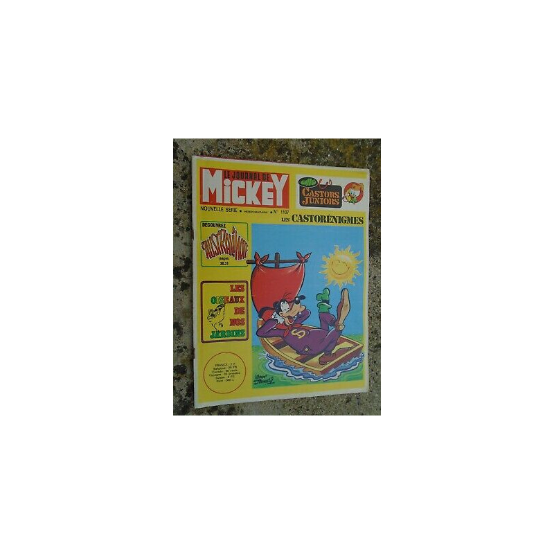 Le Journal de Mickey hebdomadaire Spécial N 1107