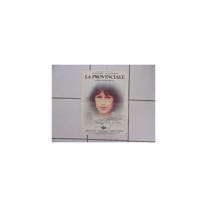 affiche 55 x 40 cms film LA PROVINCIALE Claude Goretta Nathalie Baye