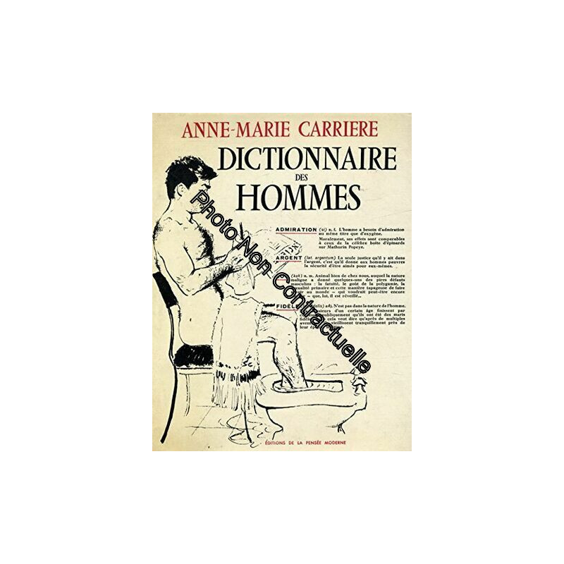 Dictionnaire des hommes / Carriere Anne Marie / Réf23780