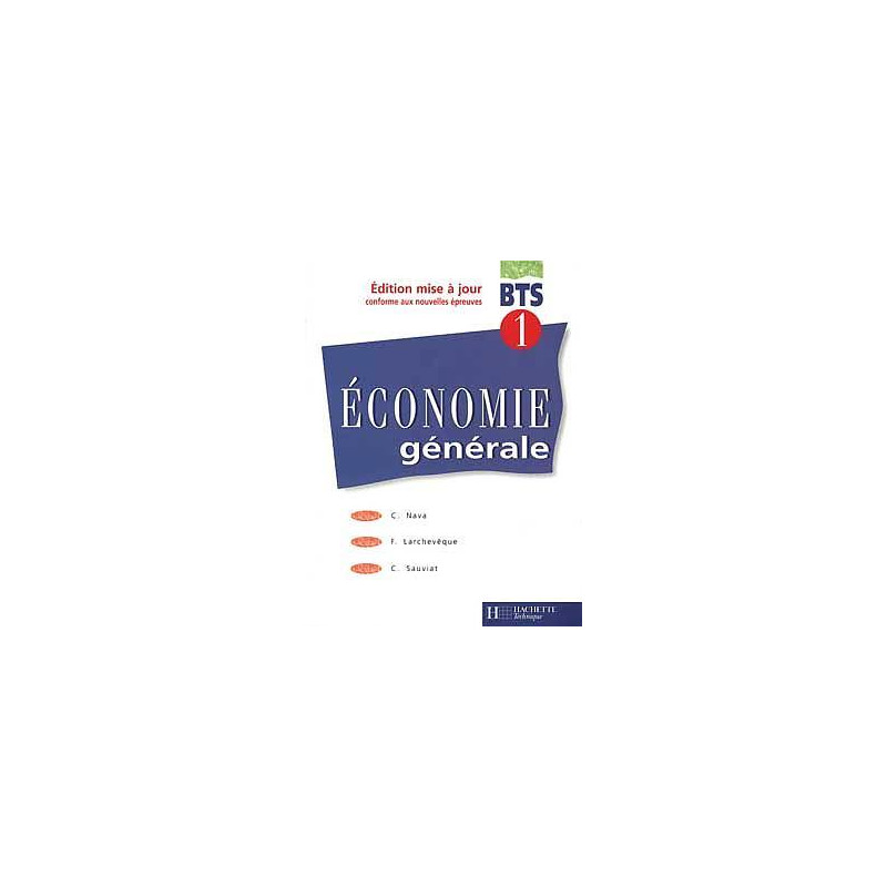 Économie générale - BTS 1
