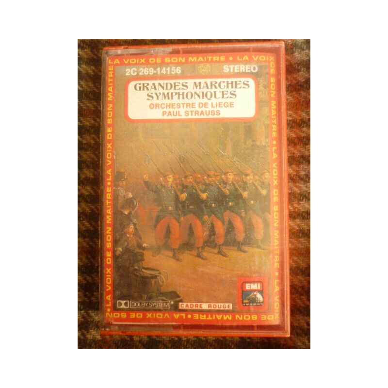 Grandes Marches Symphoniques - PAUL STRAUSS Cassette Audio-K7 EMI...