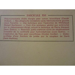 Jean quénu Nouvelle Pratique Chirurgicale illustrée Fascicule XV