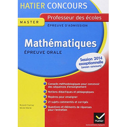 Concours Professeur des écoles (CRPE) - Mathématiques Epreuve...