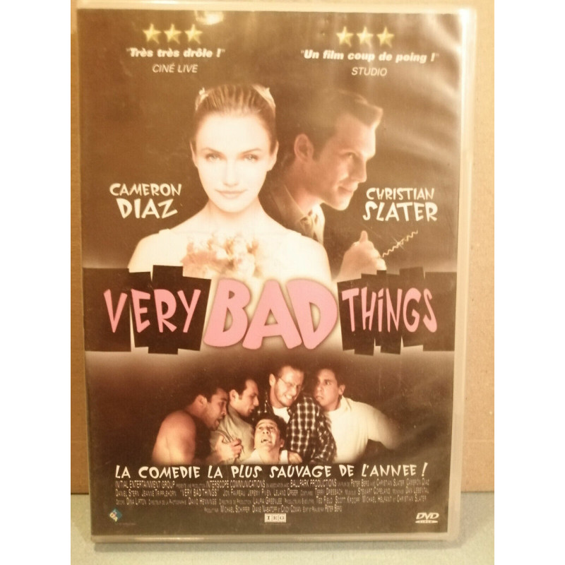 Very bad things Cameron Diaz Christian Slater DVD simple