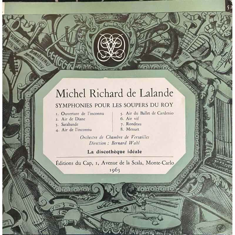 Symphonies pour les soupers du roy