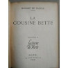 Honoré de Balzac La Cousine Bette Lectures de paris