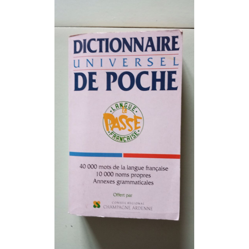 Dictionnaire universel de poche