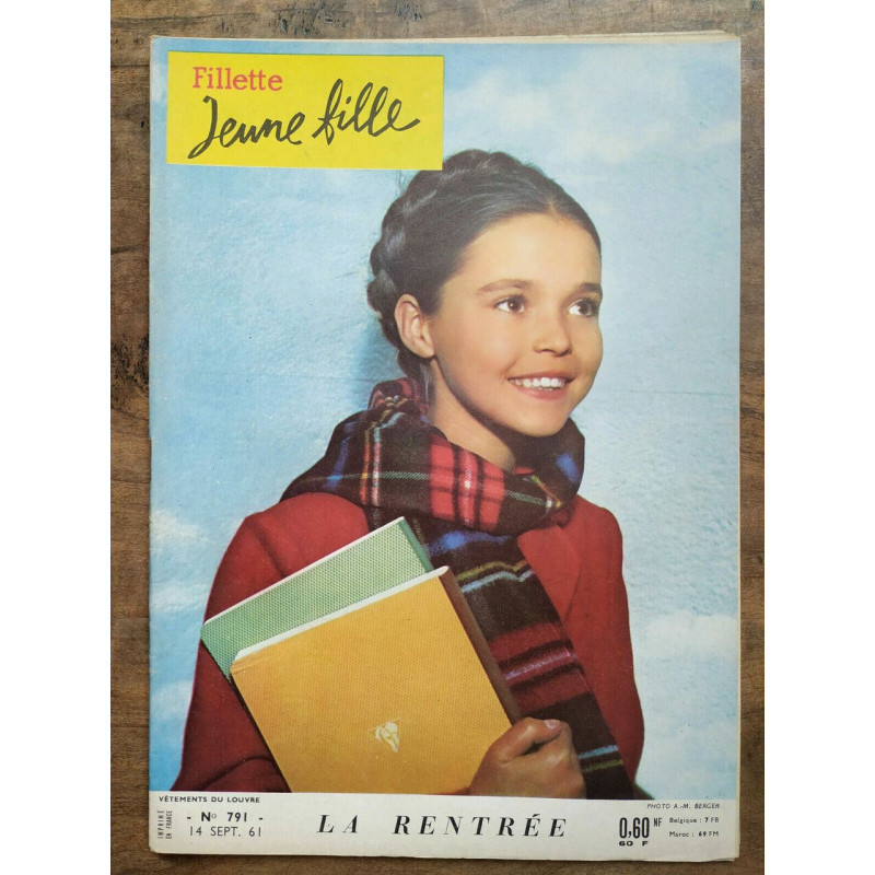 Fillette jeune fille n791 14 Septembre 1961
