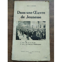 p roger Dans une oeuvre de jeunesse Librairie durand