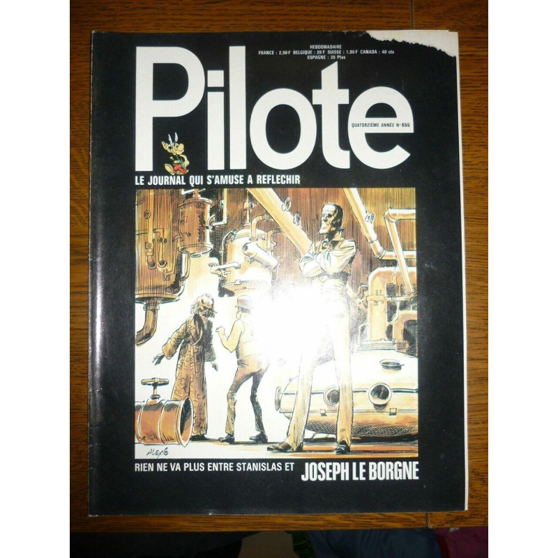 Pilote le journal qui s'amuse à réfléchir N655