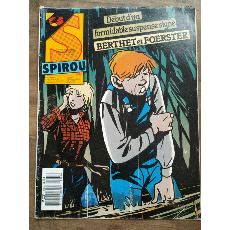 Magazine Spirou n2583 Octobre 1987