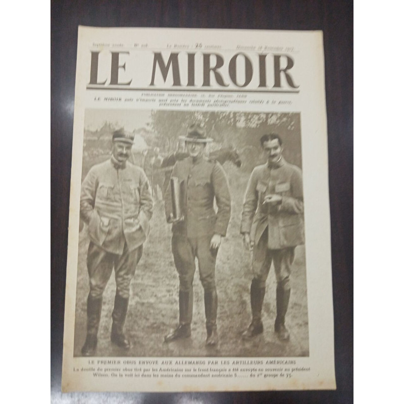 Journal Le Miroir N° 208 - 1917