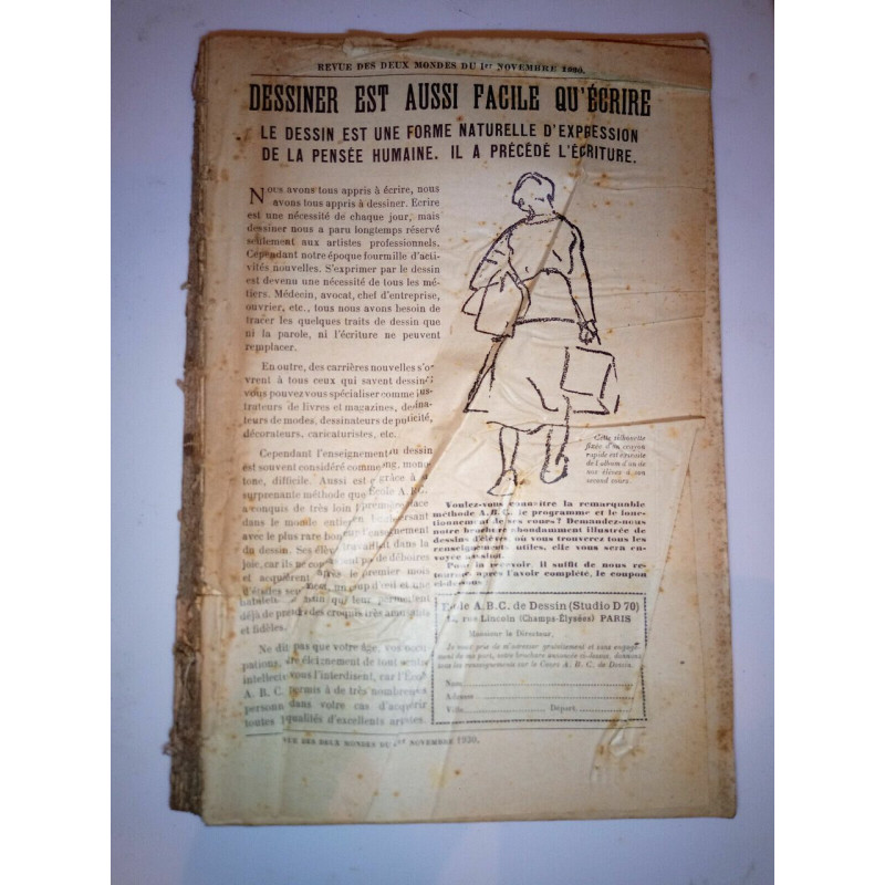 Revue des deux mondes 1 Novembre 1930