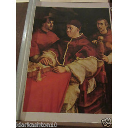 Image pieuse 151 différents formats échelle Léon X et deux cardinaux