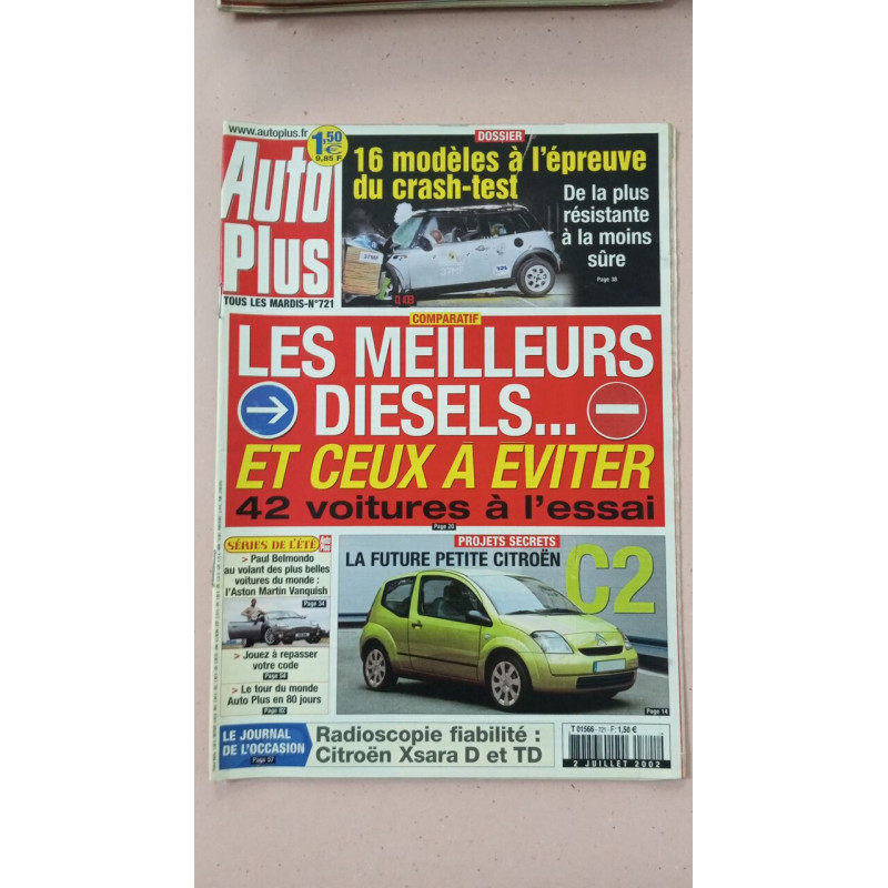 Revue Auto Plus N° 721