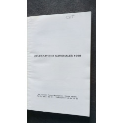 Célébrations nationales 1998