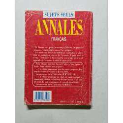 Annales 1991 pour le brevet 92 français