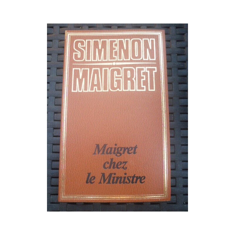 simenon MAIGRET chez le Ministre edito service 1974